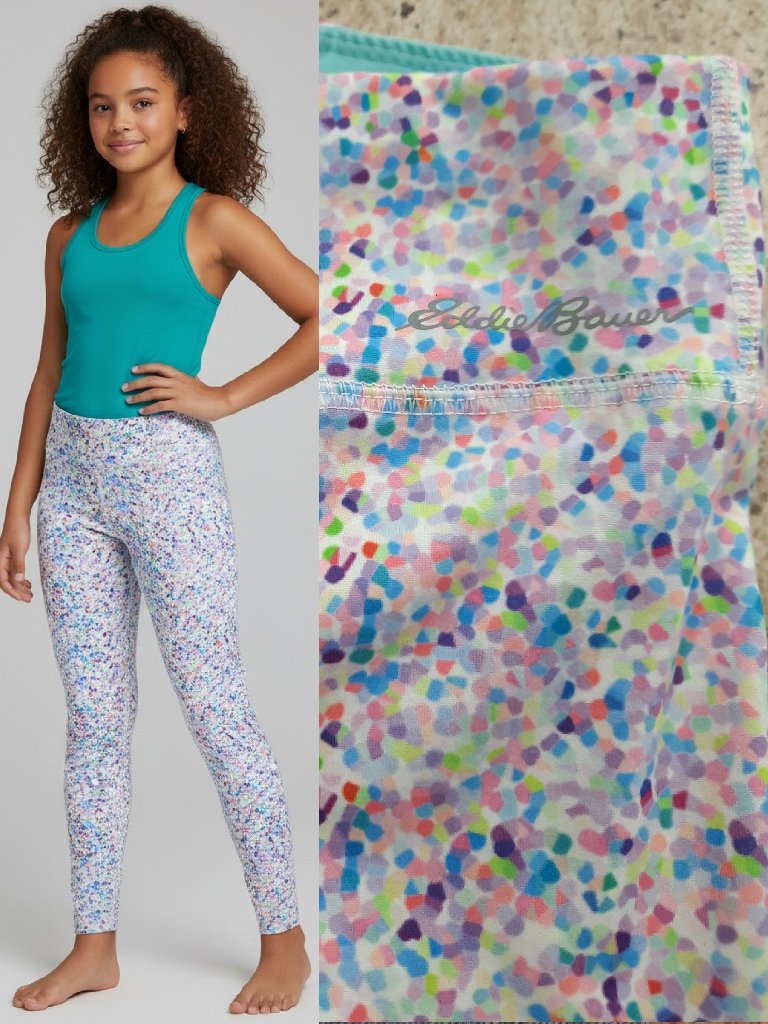 Colorful Confetti Workout Leggings  Eddie Bauer Brand